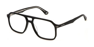 Police VPLN21 unisex Black Squared Eyeglasses