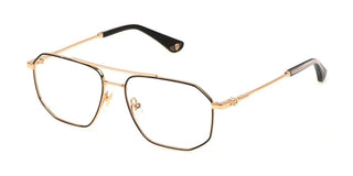 Police VPLN22 unisex Rose gold Geometric Eyeglasses