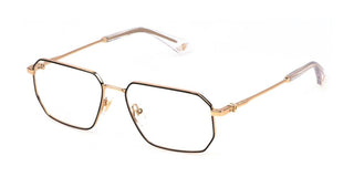 Police VPLN23 unisex Rose gold Squared Eyeglasses