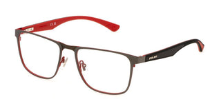 Police VPLN25 unisex Ruthenium Squared Eyeglasses