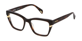 Police VPLN52 unisex Havana Butterfly Eyeglasses