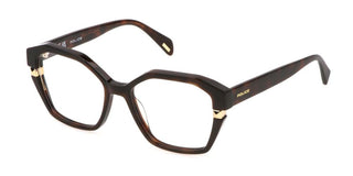 Police VPLN53 unisex Havana Geometric Eyeglasses