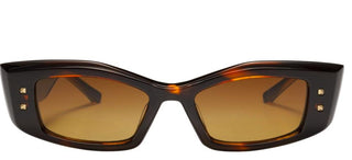 Valentino V- QUATTRO women Brown Cat Eye Sunglasses