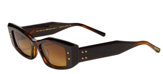 Valentino V- QUATTRO women Brown Cat Eye Sunglasses