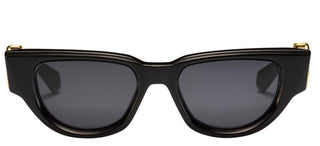 Valentino V - DUE women Black Cat Eye Sunglasses