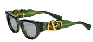 Valentino V - DUE women Green Cat Eye Sunglasses