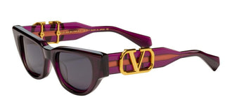 Valentino V - DUE women Violet Cat Eye Sunglasses