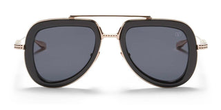 Valentino V - LSTORY unisex Black Pilot Sunglasses