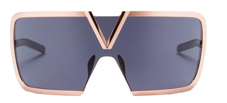 Valentino V - ROMASK unisex Rose gold Shield Sunglasses