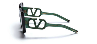 Valentino V - SOUL women Green Geometric Sunglasses