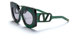 Valentino V - SOUL women Green Geometric Sunglasses