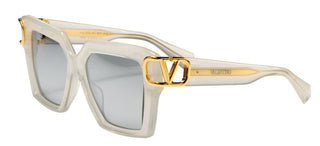 Valentino V - UNO women White Geometric Sunglasses