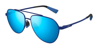 Maui Jim WAIWAI 634 men Blue Pilot Sunglasses