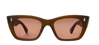 Garrett Leight WEBSTER SUN unisex Brown Squared Sunglasses