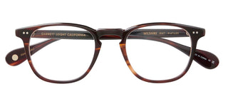 Garrett Leight WILSHIRE unisex Havana Squared Eyeglasses