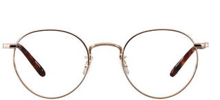 Garrett Leight WILSON M men Gold Round Eyeglasses