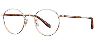 Garrett Leight WILSON M men Gold Round Eyeglasses