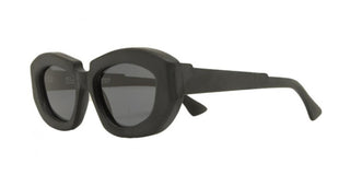 Kuboraum X23 Unisex Black Geometric Sunglasses