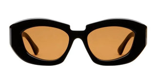 Kuboraum X23 Unisex Black Geometric Sunglasses