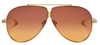 Valentino XVI unisex Gold Pilot Sunglasses