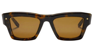 Valentino XXII unisex Havana Squared Sunglasses