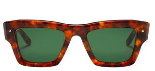 Valentino XXII unisex Havana Squared Sunglasses