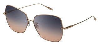 Dita ZAZOE unisex Rose gold Butterfly Sunglasses