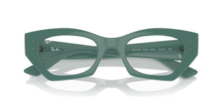 Ray-Ban ZENA RX 7330 unisex Green Geometric Eyeglasses